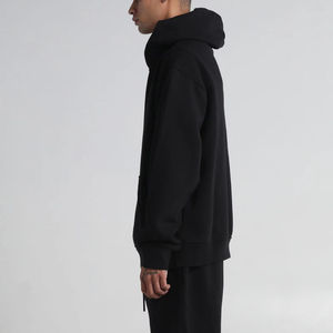 เสื้อฮู้ดโอเวอร์ไซส์ผู้ชาย, เสื้อมีฮู้ดโอเวอร์ไซส์ผ้าฝ้ายแบบสตรีท - Product Image 3