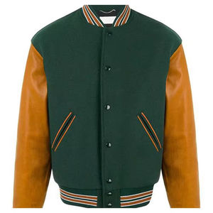 Chaqueta Varsity Vintage para Hombre, Chaqueta Bomber Clásica de Béisbol, Chaqueta Casual para Exteriores, para Invierno, Nuevo Stock, Superventas - Product Image 1