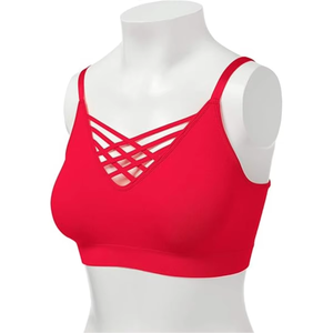 Soutien-gorge de sport tendance pour femme – Finition sans coutures, tissu flexible pour l'entraînement et un confort décontracté - Product Image 5