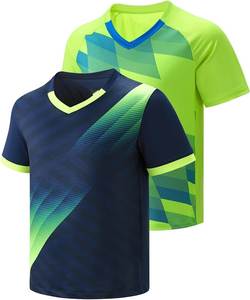 Ensembles de maillots de football personnalisables Noms d'équipe personnalisés Anti-bactérien Séchage rapide Tissu en maille 100% polyester Col rond Transfert thermique - Product Image 5