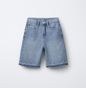 Short en jean pour garçons, vêtements d'été, respirant, coton de haute qualité, style décontracté, streetwear, logo personnalisé - Product Image 2