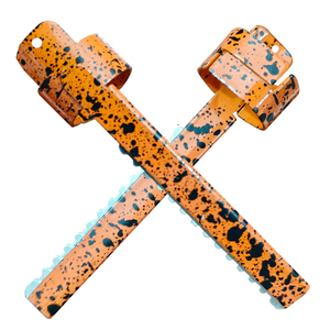 Orange Speckled Professional Barber Finger <b>Ring</b> Razor High Quality Stainless Steel Blade Hair Cutting Texturizing Styling Tool - Product Image 1