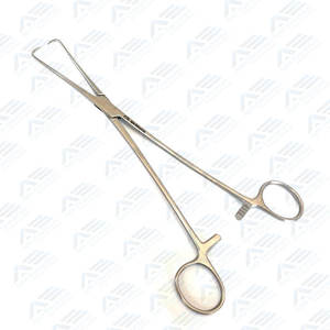 Fórceps uterinos de la mejor calidad, instrumentos de ginecología con acabado Dall, instrumento médico Skene de acero metálico de grado médico - Product Image 1