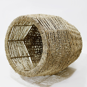 Panier à fleurs en jonc de mer tressé, couvre-plante en corde tressée, décoration d'intérieur - Product Image 4