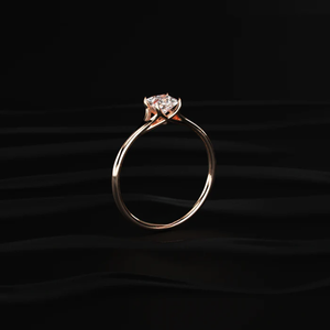 0.5 Ct Princess Cut Labgrown Diamond <b>Split</b> Shank <b>Ring</b> Stunning Engagement <b>Ring</b> for Women Modern Bridal Jewelry Elegant Design. - Product Image 3
