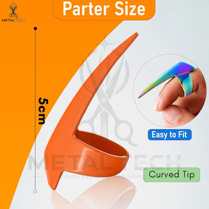 Best Stainless Steel Hair <b>Selection</b> Rings for Braiding Curling Styling Extensions Silver Color <b>Salon</b> Hair Parting Tools - Product Image 6