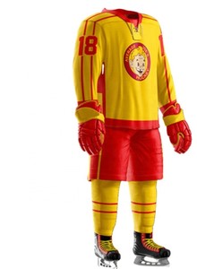 Custom Team Name Breathable Plus Size Ice Hockey Uniform-100% Polyester Autumn/Winter Animal Printed - Product Image 4