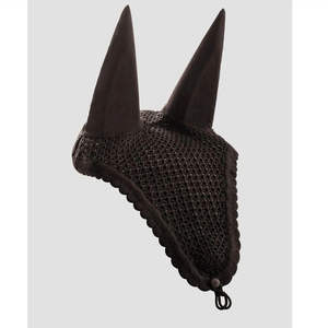 2026 OEM Wholesale Factory Cheap High Quality Mesh Horse <b>Fly</b> Veil Horse Care Silent Ear <b>Net</b> Bonnet Horse Equipment SP-40170 - Product Image 2