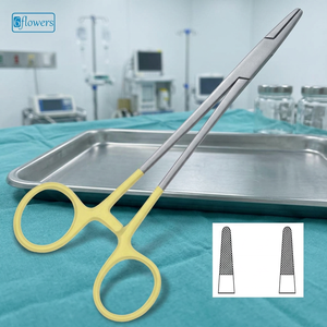 Porte-aiguille Mayo Hegar 6 fleurs, instrument chirurgical pour la chirurgie générale, certifié CE, pince manuelle en acier inoxydable - Product Image 2