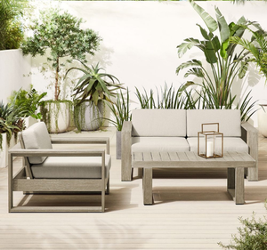 Juego de Muebles de Jardín de Lujo en Madera de Teca Sólida para Patio, Terraza, Balcón, Jardín, Resistentes al Agua, para Sala de Estar - Product Image 6