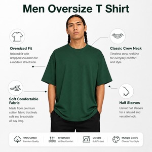 Camisetas Extra Grandes para Hombre con Material Suave, Corte Relajado, Sensación Cómoda, Movimiento Fácil y Calidad Duradera para Uso Diario Informal - Product Image 6
