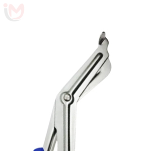 Tijeras Quirúrgicas de 5.5 Pulgadas, Acero Inoxidable, Herramienta Manual para Enfermeras, Mango Azul, Instrumento Clase I - Product Image 2