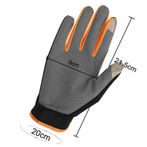 Guantes para Correr con Pantalla Táctil de Poliéster de Alta Calidad, Cómodos, Ligeros, Antideslizantes para Verano, Guantes para Ciclismo - Product Image 4