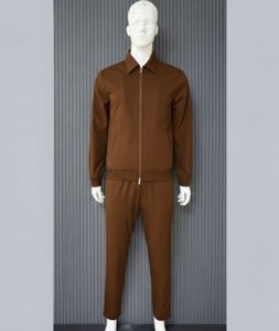 Men's Tech Suit Casual 2-in-1 Tracksuit Set Polyester Spandex Lightweight <b>Zip</b>-<b>Up</b> <b>Jacket</b> & Jogger Pants - Product Image 4