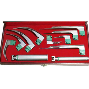 Laringoscopio Macintosh de Fibra Óptica para Anestesia en Adultos, Juego de Seis Hojas Reutilizables, Manual Quirúrgico para Operaciones ORL - Product Image 4