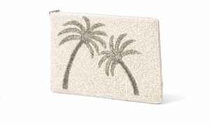 Bolsa de Mano de Lujo Hecha a Mano con Cuentas de Palmera, Diseño Tropical para Mujer, Cartera de Viaje Ecológica Abierta, Cartera de Mano con Cuentas Artesanales de Primera Calidad - Product Image 4