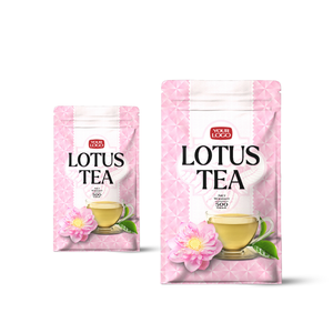 ใบชาเขียวบัวหลวงแบบ OEM ODM บรรจุภัณฑ์ชาออร์แกนิกแบบถุง สำหรับทำชาไข่มุก - Product Image 2