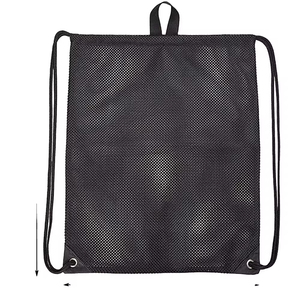 Bolsa de malla personalizada al por mayor con cordón, bolsa de malla negra para lavandería, venta directa de fábrica, bolsa de malla pequeña con cordón - Product Image 4