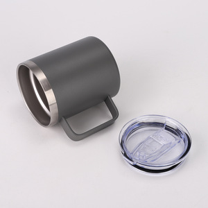 Minimalist 14oz Vacuum Sealed <b>Double</b> <b>Wall</b> Stainless Steel Coffee <b>Mug</b> Portable - Product Image 4
