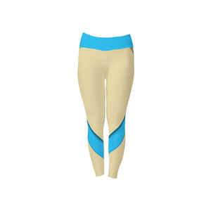 Navy blue ribbed <b>leggings</b> Seamless <b>yoga</b> pants Breathable spandex <b>leggings</b> Full length <b>yoga</b> tights - Product Image 3