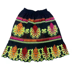 Jupe de soirée taille haute pour femme, style unique, en coton de haute qualité, nouvelle collection automne, couleur unie, broderie personnalisée, grandes tailles - Product Image 5
