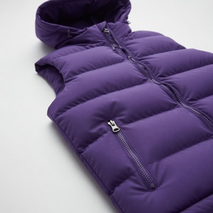 Womens Half Sleeve Cropped Puffer Jacket Stylish Warm Layer <b>Padded</b> Insulated Short Sleeve Fashion Outerwear Casual - Product Image 2
