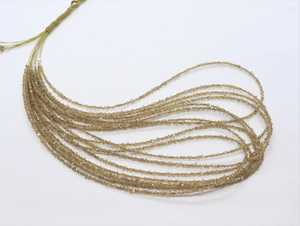 Perles de quartz diamant Herkimer brun AAA, copeaux de diamant brun naturel, perles de pierres précieuses, quartz diamant brun en vrac - Product Image 6