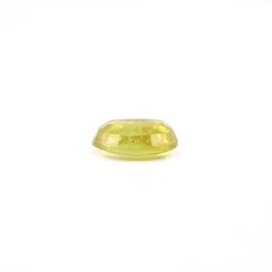 3 Carat Oval Cut Yellow Sapphire Loose Gemstone 10x12mm for Fine Jewelry - Product Image 3