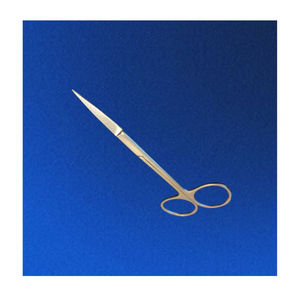 Ciseaux ophtalmiques droits SHAHZIK INTERNATIONAL en acier inoxydable, instrument de microchirurgie manuel, certifié CE, réutilisable - Product Image 1