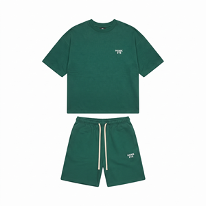 Ensembles courts pour hommes, tenues décontractées d'été, ensembles deux pièces, t-shirt à manches courtes et shorts, tenues d'été pour hommes - Product Image 4