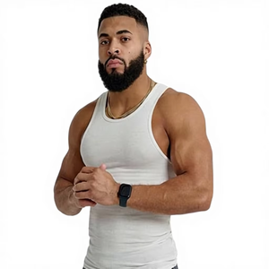 Camiseta Deportiva de Gimnasio para Hombre, Tejida y Transpirable, Cuello en V, Ajuste Musculoso, 100% Poliéster, Personalizable, Alta Calidad 2026 - Product Image 1