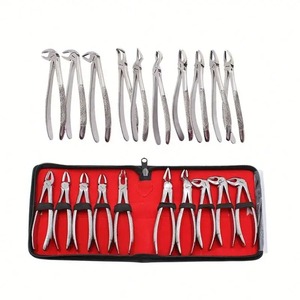 BAFA SURGICAL INSTRUMENTS 10 PCS Manual Dental Extraction Forceps <b>Pliers</b> Kit Stainless Steel Adults Dentist Tool Orthodontic CE - Product Image 3