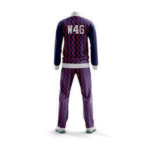 Survêtement technique 2-en-1 léger pour homme, imprimé personnalisé, en molleton, avec col montant, coupe classique, en tissu polyester/coton - Product Image 3