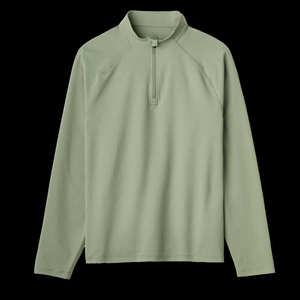 Ropa de Trabajo para Exteriores, Ropa Deportiva de Golf para Hombre, Sudadera de Golf con Cierre de Cremallera de un Cuarto, Color Personalizado, Forro Polar, Sudadera para Equipo, Puños Elásticos - Product Image 3