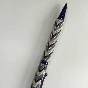 Bolígrafo de Cuentas de Semillas Ecológico Premium, Diseño Personalizado, Hecho a Mano, Único, Decorativo, Herramienta de Escritura para Oficina y Escuela - Product Image 1