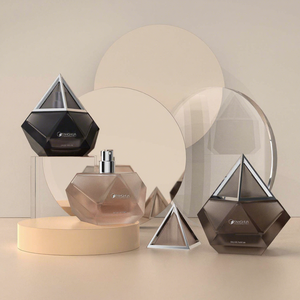 Vetro personalizzato di lusso 100 ML bottiglia di profumo unico bottiglie di profumo vuota bottiglia di profumo con scatola - Product Image 1