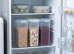 HALO <b>Plastic</b> <b>Food</b> <b>Storage</b> Container Large Airtight Kitchen Canister Clear <b>Food</b> Grade Sealed Grain <b>Box</b> for Rice Nuts - Product Image 6