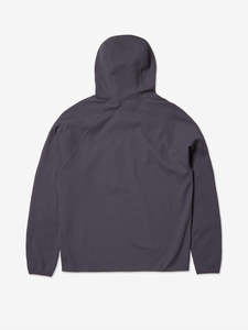 Sudadera con Capucha de Poliéster Tejido para Hombre, Talla Grande, Color Sólido, con Cremallera y Bolsillo en el Pecho, Transpirable, Corte Regular, Textura Waffle, Ropa Deportiva - Product Image 2