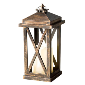 Bulk Selling Galvanised Metal & Glass <b>Lantern</b> Portable Metal Candle <b>Lantern</b> With <b>Silver</b> Finish for Home & Garden - Product Image 4