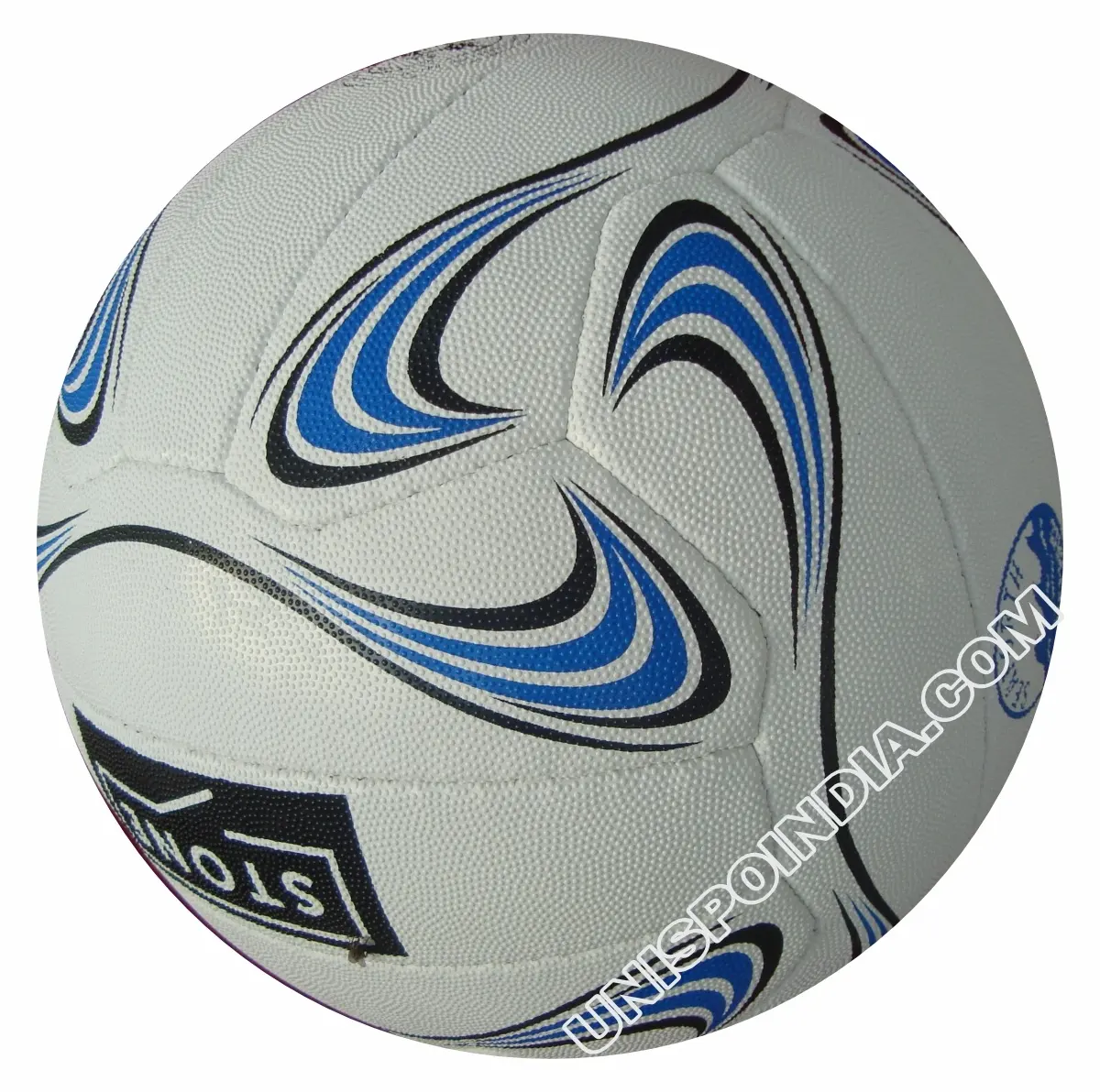 Pelota de Netball hecha de goma SYN totalmente cosida a mano y equipada con vejiga premium y pelota de entrenamiento