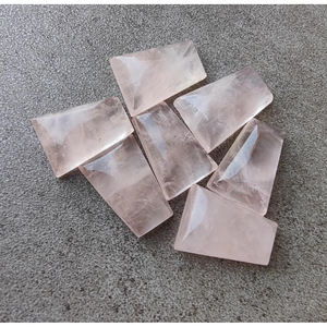 Cabujón de Cuarzo Rosa Natural en Forma de Ataúd, Gema Calibrada, Tamaños Personalizados Disponibles, Todos los Tamaños Disponibles - Product Image 6