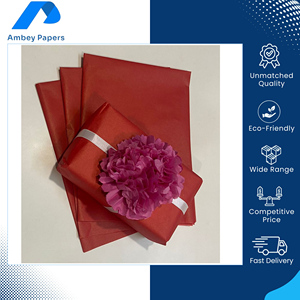 Worldwide Exporter Selling Genuine Quality Colored Tissue Paper-Recyclable Wood Pulp with 18-80 GSM Gift Packaging Paper - Product Image 5