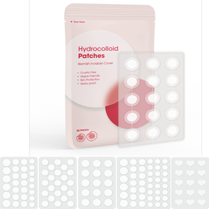 Parches de espinillas faciales de Venta caliente 8mm 10mm 12mm parche hidrocoloide para el acné excelente calidad no biselado para el acné - Product Image 2