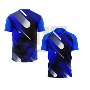 Maillot de football personnalisé à manches courtes, imprimé, respirant, séchage rapide, vêtements de sport performants pour équipes, 100 % coton - Product Image 5