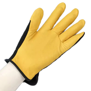 New Latest Design Top Quality Cowhide Leather Anti-Slip & Waterproof Assembly <b>Gloves</b> Soft <b>Driver</b> <b>Gloves</b> With Best Cheap Price - Product Image 2