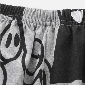 2026 high quality Men's 100% Cotton Short Sleeve T-Shirt and Printed Shorts <b>Set</b> Crew Neck Casual Summer Wear Breathable fabric - Product Image 4