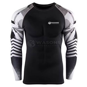 Wholesale Breathable Men's Compression Shirts Workout Wear <b>Long</b> <b>Sleeves</b> - Product Image 1