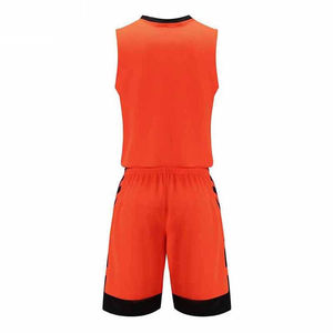 Uniforme de basket-ball pour hommes imprimé par sublimation 100% polyester, sur mesure, séchage rapide, respirant, antibactérien, sans manches - Product Image 2