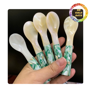 Cuchara de Lujo de Nácar Natural para Postre, Helado y Set de Regalo - Product Image 4