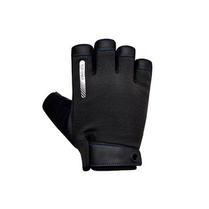 Gants de vélo sportifs longueur poignet en polyester respirant pour les sports de plein air, camouflage noir et bleu - Product Image 4